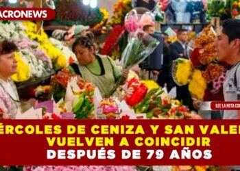 MIÉRCOLES DE CENIZA Y SAN VALENTÍN VUELVEN A COINCIDIR DESPUÉS DE 79 AÑOS