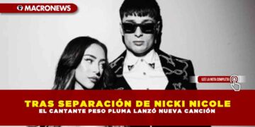 TRAS SEPARACIÓN DE NICKI NICOLE EL CANTANTE PESO PLUMA LANZÓ NUEVA CANCIÓN