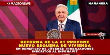 Reforma de la 4T propone nuevo esquema de vivienda en beneficio de jóvenes trabajadores inscritos al Infonavit