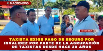 TAXISTA EXIGE PAGO DE SEGURO DE INVALIDEZ POR PARTE DE LA AGRUPACIÓN DE TAXISTAS DESDE HACE 20 AÑOS