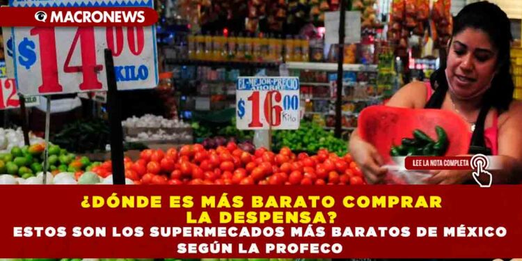 ¿DÓNDE ES MÁS BARATO COMPRAR LA DESPENSA? ESTOS SON LOS SUPERMECADOS MÁS BARATOS DE MÉXICO SEGÚN LA PROFECO