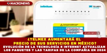 ¿TELMEX AUMENTARÁ EL PRECIO DE SUS SERVICIOS EN MÉXICO? EVOLUCIÓN DE LA TECNOLOGÍA E INTERNET ACTUALIZAN LOS PAQUETES Y LAS TARIFAS DE LA COMPAÑIA EN 2024