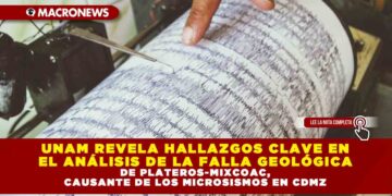 UNAM REVELA HALLAZGOS CLAVE EN EL ANÁLISIS DE LA FALLA GEOLÓGICA DE PLATEROS-MIXCOAC, CAUSANTE DE LOS MICROSISMOS EN CDMX
