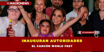 INAUGURAN AUTORIDADES EL CANCÚN WORLD FEST