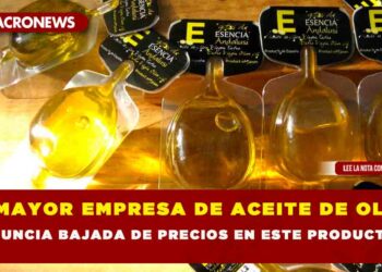 LA MAYOR EMPRESA DE ACEITE DE OLIVA ANUNCIA BAJADA DE PRECIOS EN ESTE PRODUCTO