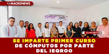 SE IMPARTE PRIMER CURSO DE CÓMPUTO POR PARTE DEL IEQROO