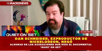 DAN SCHNEIDER, EXPRODUCTOR DE NICKELODEON, NEGÓ ALGUNAS DE LAS ACUSACIONES QUE HIZO EL DOCUMENTAL ‘QUIET ON SET’