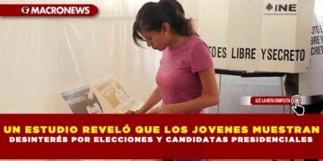 UN ESTUDIO REVELÓ QUE LOS JOVENES MUESTRAN DESINTERÉS POR ELECCIONES Y CANDIDATAS PRESIDENCIALES