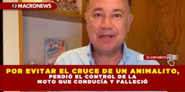 TRÁGICO ACCIDENTE EN COZUMEL MUERE EL PRODUCTOR NICANDRO DÍAZPOR ESQUIVAR A UN ANIMALITO