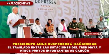 PRESIDENTE AMLO SUSPENDERÁ MAÑANERAS Y ACTIVIDADES PÚBLICAS JUEVES Y VIERNES SANTO