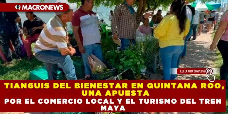 TIANGUIS DEL BIENESTAR EN QUINTANA ROO,UNA APUESTA POR EL COMERCIO LOCAL Y EL TURISMO DEL TREN MAYA