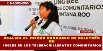 REALIZA EL PRIMER CONCURSO DE DELETREO EN INGLÉS EN LOS TELEBACHILLERATOS COMUNITARIOS