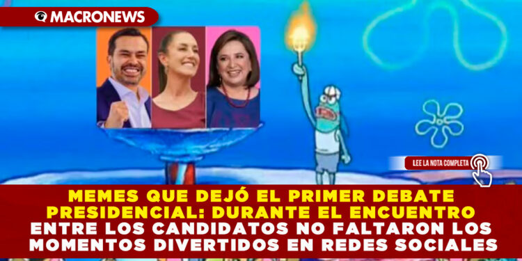 MEMES QUE DEJÓ EL PRIMER DEBATE PRESIDENCIAL: DURANTE EL ENCUENTRO ENTRE LOS CANDIDATOS NO FALTARON LOS MOMENTOS DIVERTIDOS EN REDES SOCIALES