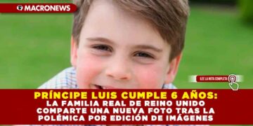 PRÍNCIPE LUIS CUMPLE 6 AÑOS: LA FAMILIA REAL DE REINO UNIDO COMPARTE UNA NUEVA FOTO TRAS LA POLÉMICA POR EDICIÓN DE IMÁGENES