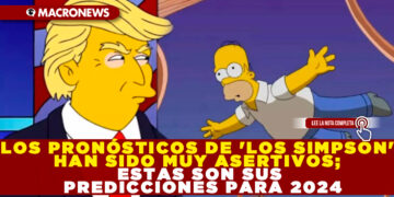 LOS PRONÓSTICOS DE ‘LOS SIMPSON’ HAN SIDO MUY ASERTIVOS; ESTAS SON SUS PREDICCIONES PARA 2024