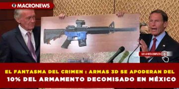 EL FANTASMA DEL CRIMEN : ARMAS 3D SE APODERAN DEL 10% DEL ARMAMENTO DECOMISADO EN MÉXICO