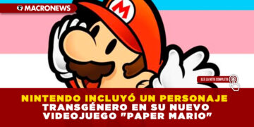 NINTENDO INCLUYÓ UN PERSONAJE TRANSGÉNERO EN SU NUEVO VIDEOJUEGO «PAPER MARIO»