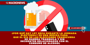 ¿POR QUÉ HAY LEY SECA DURANTE LA JORNADA ELECTORAL? 
