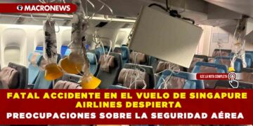 FATAL ACCIDENTE EN EL VUELO DE SINGAPURE AIRLINES DESPIERTA PREOCUPACIONES SOBRE LA SEGURIDAD AÉREA