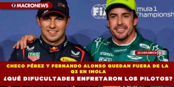 CHECO PÉREZ Y FERNANDO ALONSO QUEDAN FUERA DE LA Q3 EN IMOLA : ¿QUÉ DIFUCULTADES ENFRETARON LOS PILOTOS?