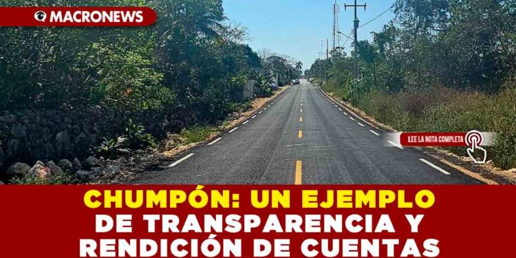CHUMPÓN: UN EJEMPLO DE TRANSPARENCIA Y RENDICIÓN DE CUENTAS