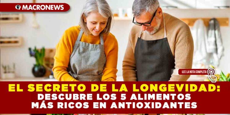 EL SECRETO DE LA LONGEVIDAD: DESCUBRE LOS 5 ALIMENTOS MÁS RICOS EN ANTIOXIDANTES