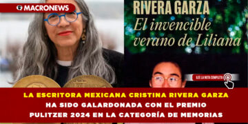 LA ESCRITORA MEXICANA CRISTINA RIVERA GARZA HA SIDO GALARDONADA CON EL PREMIO PULITZER 2024 EN LA CATEGORÍA DE MEMORIAS