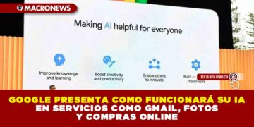 GOOGLE PRESENTA COMO FUNCIONARÁ SU IA EN SERVICIOS COMO GMAIL, FOTOS Y COMPRAS ONLINE