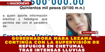 OPERATIVO DE BÚSQUEDA AL INTERIOR DEL POLITÉCNICO DE CANCÚN PARA LOCALIZAR EL CUERPO DE FRANCISCA MARINER FLORES PATRÓN