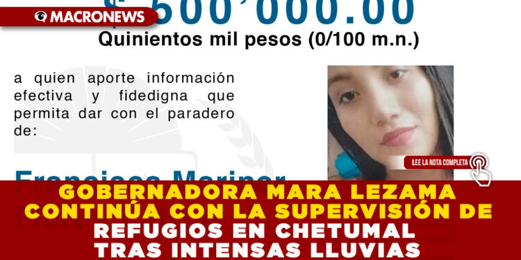 OPERATIVO DE BÚSQUEDA AL INTERIOR DEL POLITÉCNICO DE CANCÚN PARA LOCALIZAR EL CUERPO DE FRANCISCA MARINER FLORES PATRÓN