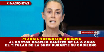 ANUNCIA CLAUDIA SHEINBAUM QUE ROGELIO RAMÍREZ ACTUAL SECRETARIO DE HACIENDA DEL PRESIDENTE AMLO CONTINUARÁ DURANTE SU GOBIERNO PARA MANTENER LA ESTABILIDAD ECONÓMICA DEL PAÍS