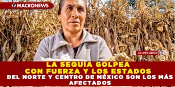 LA SEQUÍA GOLPEA CON FUERZA Y LOS ESTADOS DEL NORTE Y CENTRO DEL PAÍS SON LOS MÁS AFECTADOS