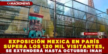 EXPOSICIÓN MEXICA EN PARÍS SUPERA LOS 120 MIL VISITANTES, SE EXTENDERÁ HASTA OCTUBRE: INAH