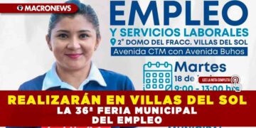 REALIZARÁN EN VILLAS DEL SOL LA 36ª FERIA MUNICIPAL DEL EMPLEO