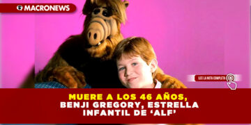 MUERE A LOS 46 AÑOS, BENJI GREGORY, ESTRELLA INFANTIL DE ‘ALF’