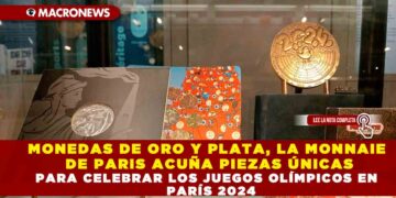 MONEDAS DE ORO Y PLATA, LA MONNAIE DE PARIS ACUÑA PIEZAS ÚNICAS PARA CELEBRAR PARÍS 2024