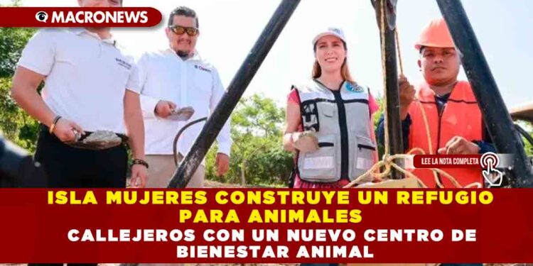 ISLAS MUJERES CONSTRUYE UN REFUGIO PARA ANIMALES CALLEJEROS CON UN NUEVO CENTRO  DE BIENESTAR ANIMAL