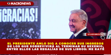 EL PRESIDENTE AMLO DIO A CONOCER SUS INGRESOS DE LOS QUE SOBREVIVIRÁ AL TERMINAR SU SEXENIO, ENTRE ELLOS LAS REGALÍAS DE SUS LIBROS: ME RAYÉ