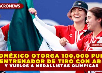 AEROMÉXICO OTORGA 100,000 PUNTOS A ENTRENADOR DE TIRO CON ARCO Y VUELOS A MEDALLISTAS OLÍMPICAS