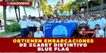 OBTIENEN EMBARCACIONES DE XCARET DISTINTIVO BLUE FLAG