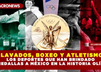 CLAVADOS, BOXEO Y ATLETISMO: LOS DEPORTES QUE HAN BRINDADO MÁS MEDALLAS A MÉXICO EN LA HISTORIA OLÍMPICA