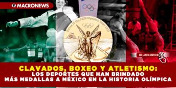 CLAVADOS, BOXEO Y ATLETISMO: LOS DEPORTES QUE HAN BRINDADO MÁS MEDALLAS A MÉXICO EN LA HISTORIA OLÍMPICA