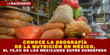 CONOCE LA GEOGRAFÍA DE LA NUTRICIÓN EN MÉXICO, EL 75.2% DE LOS MEXICANOS SUFRE SOBREPESO