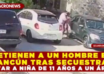DETIENEN A UN HOMBRE EN CANCÚN TRAS SECUESTRAR Y ATAR A NIÑA DE 11 AÑOS A UN ÁRBOL