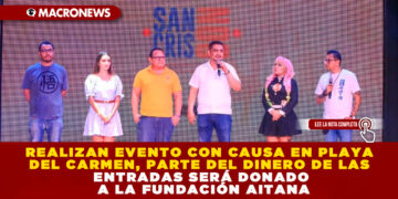REALIZAN EVENTO CON CAUSA EN PLAYA DEL CARMEN, PARTE DEL DINERO DE LAS ENTRADAS SERÁ DONADO A LA FUNDACIÓN AITANA