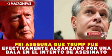 FBI ASEGURA QUE DONALD TRUMP FUE EFECTIVAMENTE ALCANZADO POR UNA BALA EN EL INTENTO DE ASESINATO