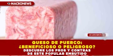 QUESO DE PUERCO: ¿BENEFICIOSO O PELIGROSO? DESCUBRE LOS PROS Y CONTRAS DE ESTE POPULAR EMBUTIDO