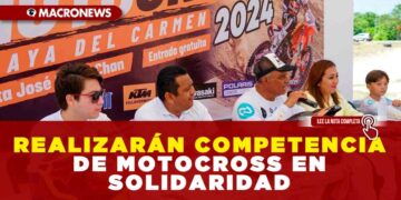 REALIZARÁN COMPETENCIA DE MOTOCROSS EN SOLIDARIDAD