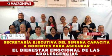 SECRETARÍA EJECUTIVA DEL SIPINNA CAPACITA A DOCENTES PARA ASEGURAR EL BIENESTAR EMOCIONAL DE LAS ADOLESCENCIAS