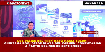 LOS VIAJES DEL TREN MAYA HACIA TULUM, QUINTANA ROO, DESDE PLAYA DEL CARMEN, COMENZARÍAN A PARTIR DEL MES DE SEPTIEMBRE